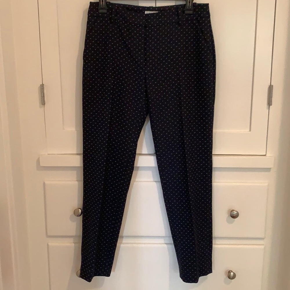Claudie Pierlot Navy Blue and White Slacks